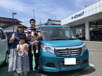 Ｙ様　スペーシアからソリオへ！ご納車です！